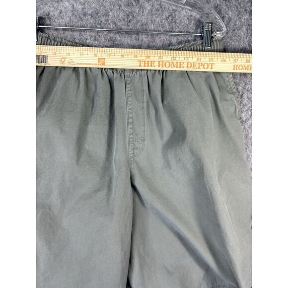 Vintage Nike Shorts Men's Large Gray Pull On Drawstring Canvas - Picture 7 of 9